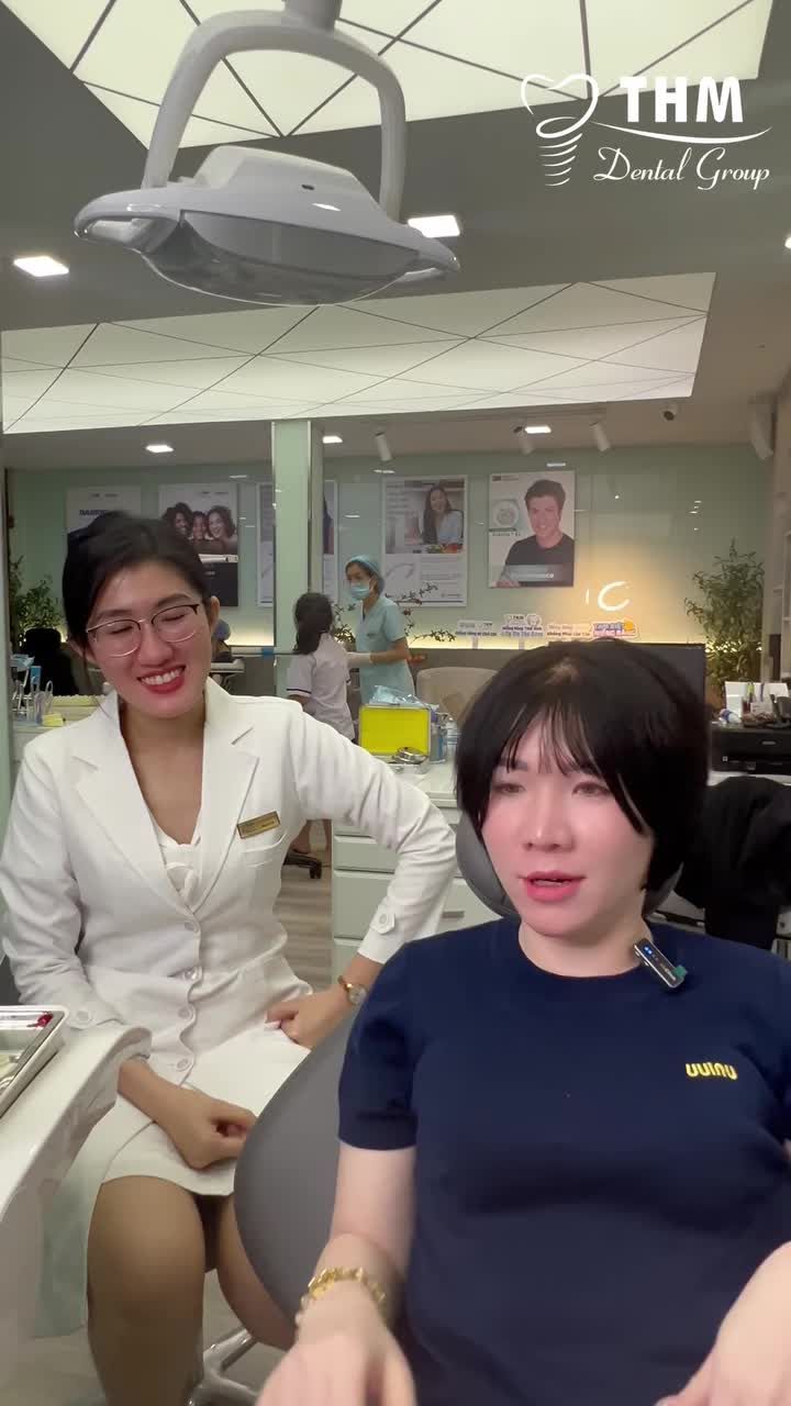 Hành trình niềng răng khay trong suốt của khách hàng Vân Anh tại Nha Khoa Thế Hệ Mới đang tiến triển cực tốt