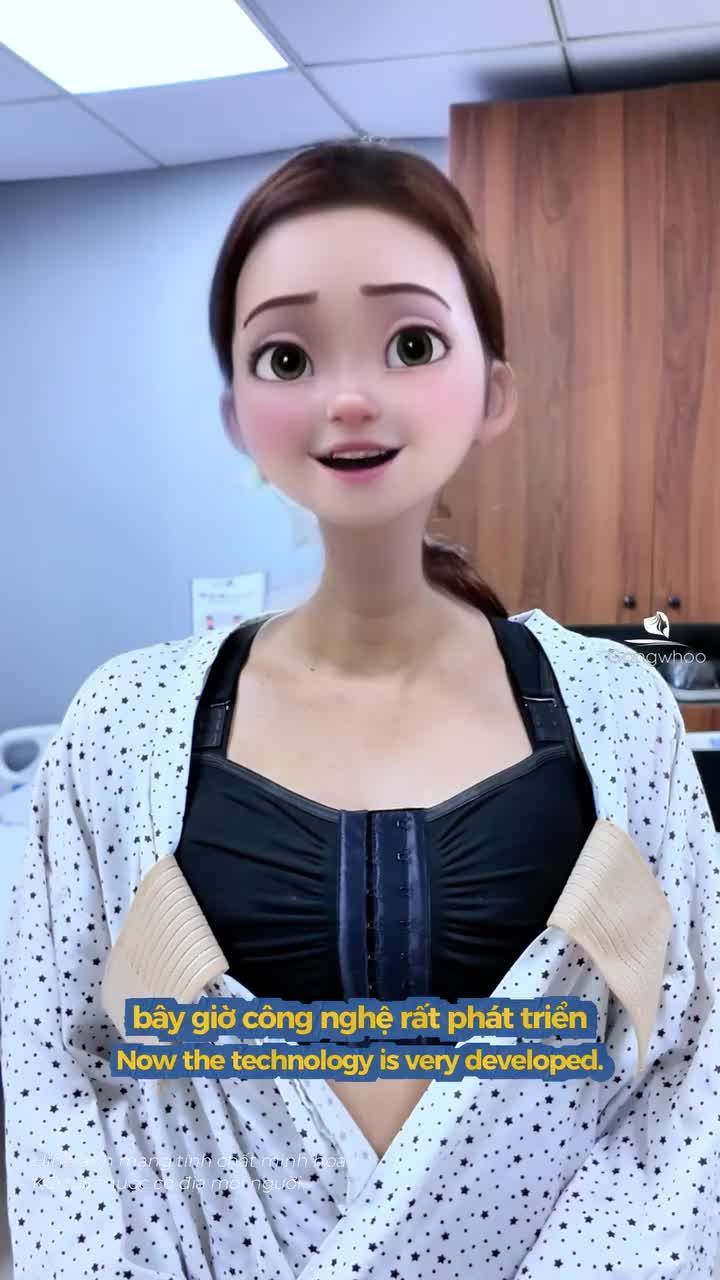Khách hàng sau khi nâng cấp vòng 1 tại Gangwhoo không đau, đi đứng sinh hoạt bình thường