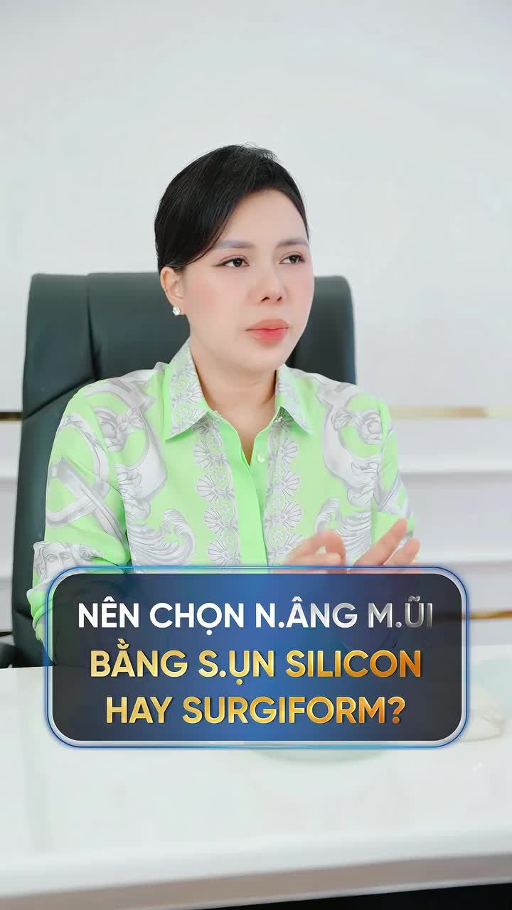 NÊN CHỌN NÂNG MŨI BẰNG SỤN SILICON HAY SURGIFORM?