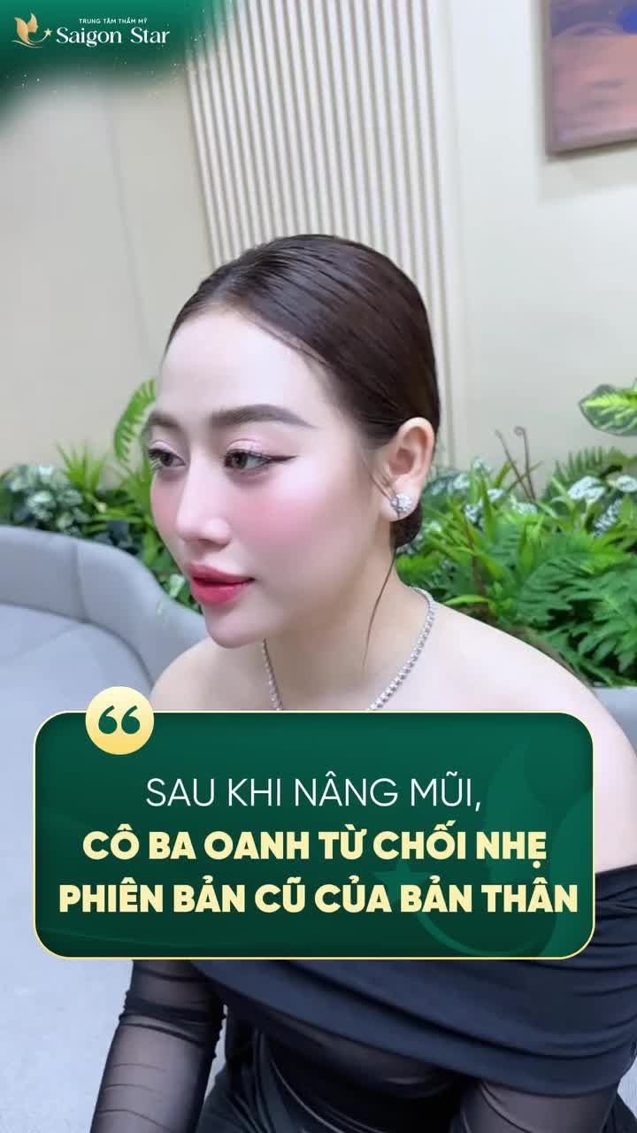 CÔ BA OANH TỪ CHỐI "NHẬN NGƯỜI QUEN" SAU KHI NHÌN LẠI MÌNH LÚC CHƯA NÂNG MŨI