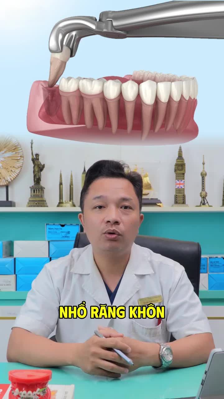 Nhổ răng khôn vốn đã là một chuyện rất khó khăn với nhiều người, do tâm lý sợ đau khi nhổ xong.