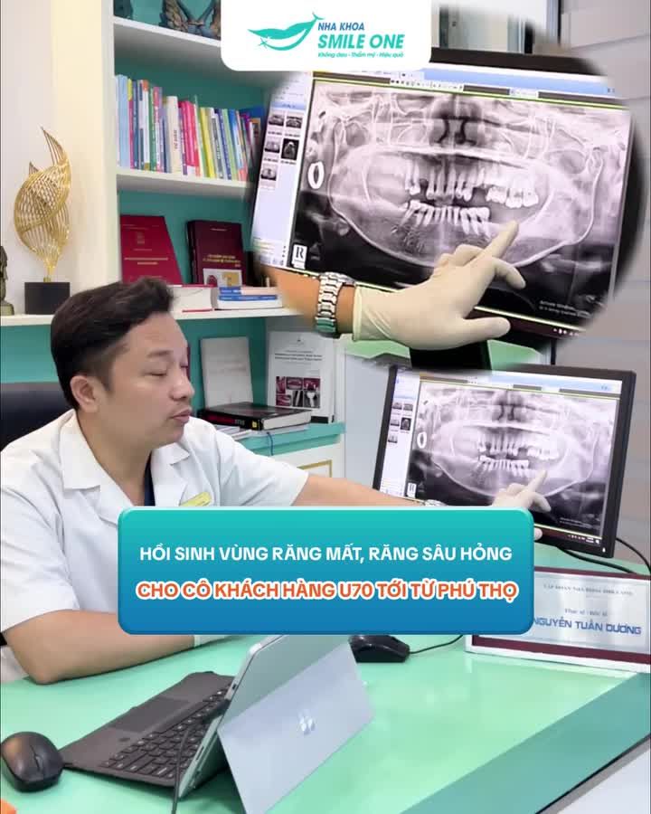 U70 và sự hồi sinh những chiếc răng mất của cô Ban đến từ Phú Thọ!
