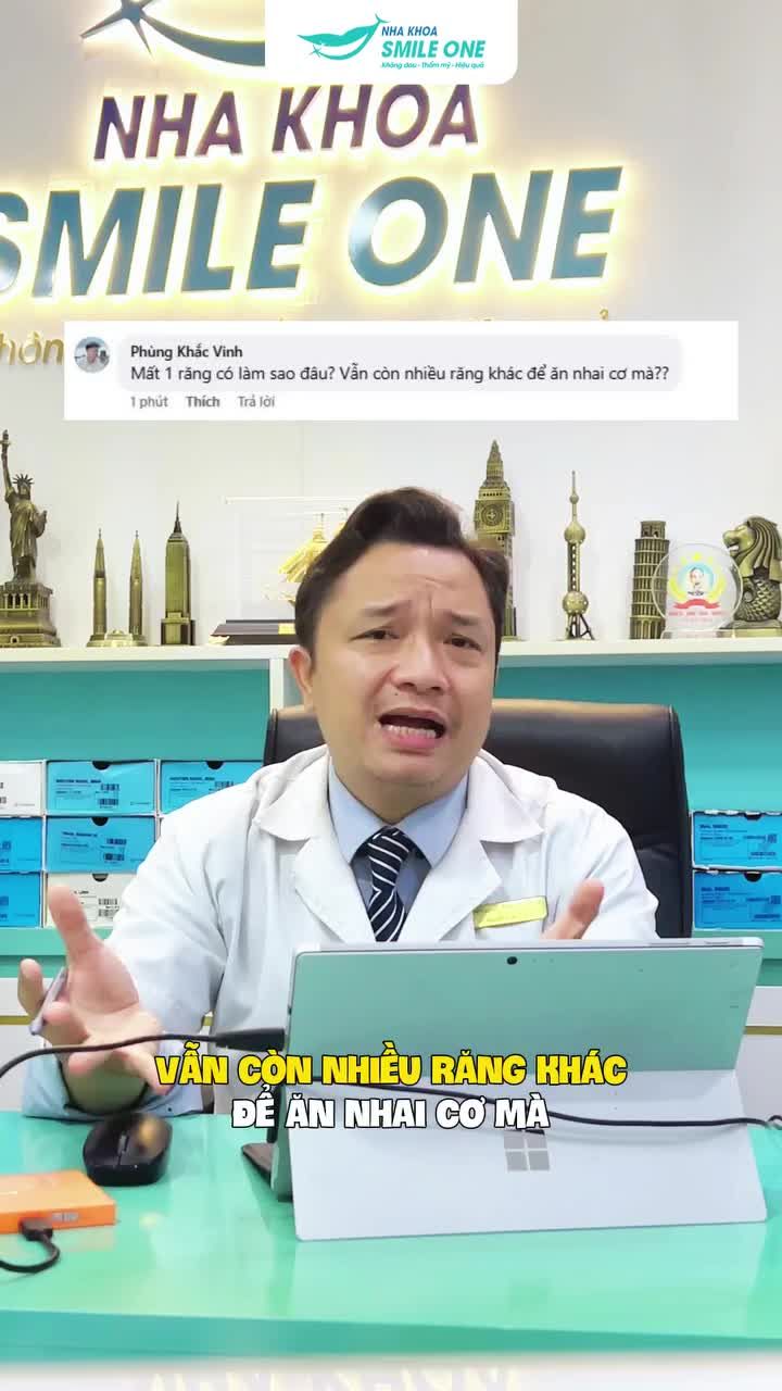 Chủ quan khi mất 1 răng nên không cần cấy ghép Implant. Nếu bạn cũng đang nghĩ như vậy thì hãy xem ngay video này nhé!