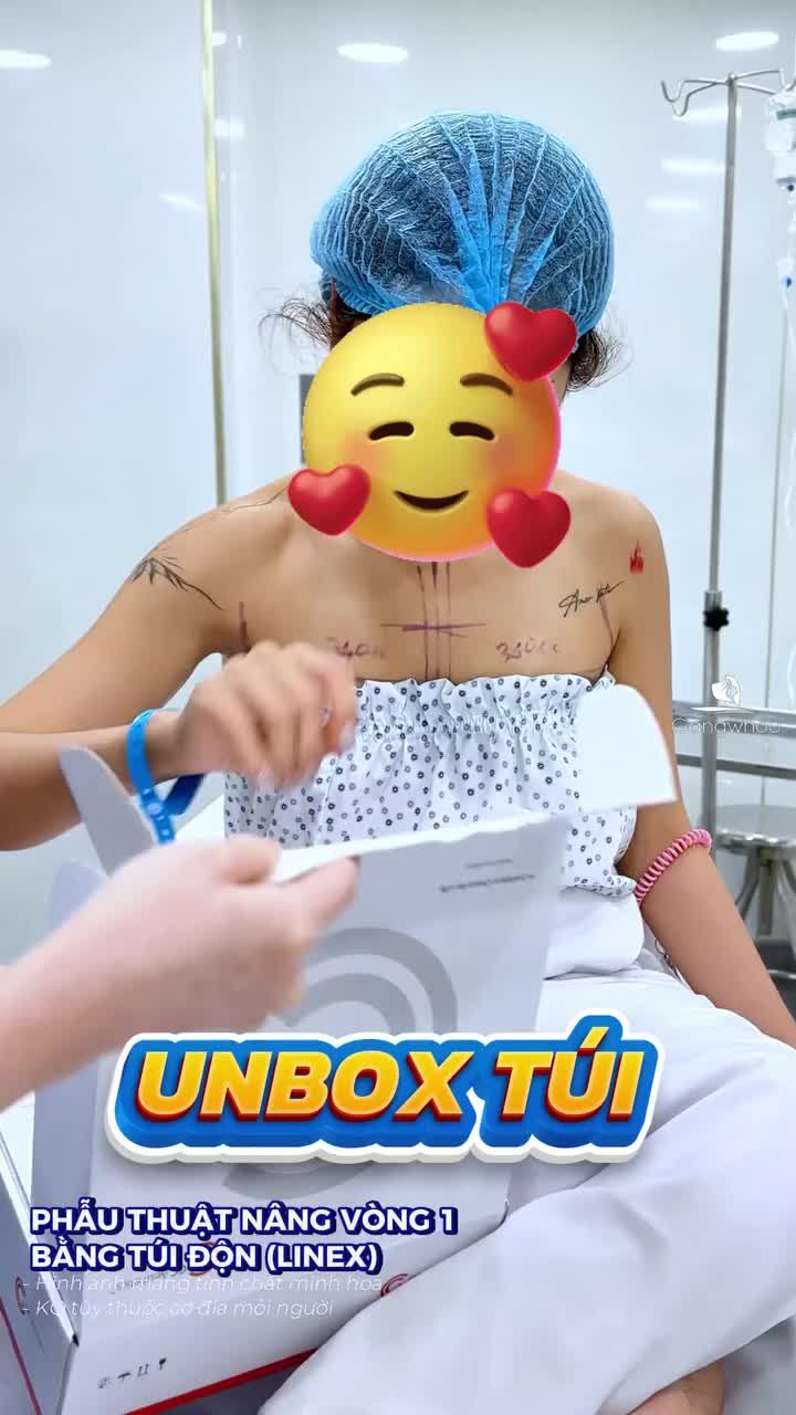 Đừng quên ghé Gangwhoo unbox túi hiệu nâng vòng 1 trước phẫu nhé