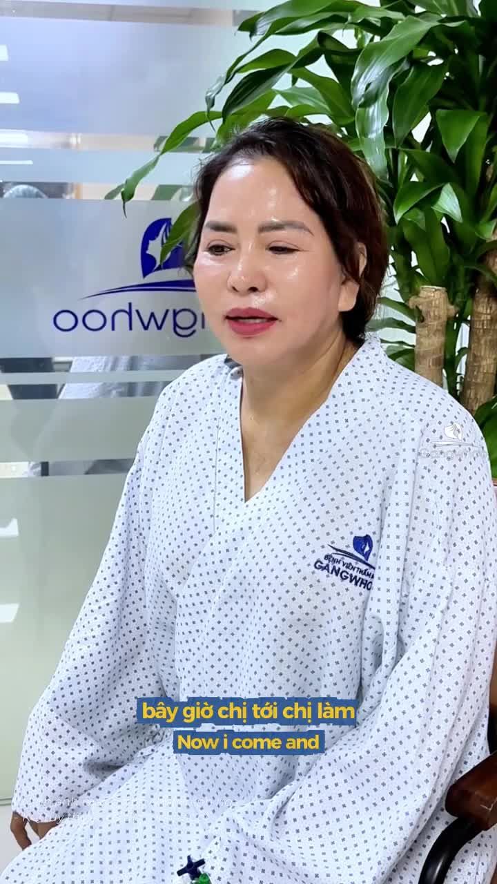 Niềm tin đặt trọn cho BVTM Gangwhoo: sau nâng mũi chị khách tiếp tục giảm mỡ body Lipo Ultrasound