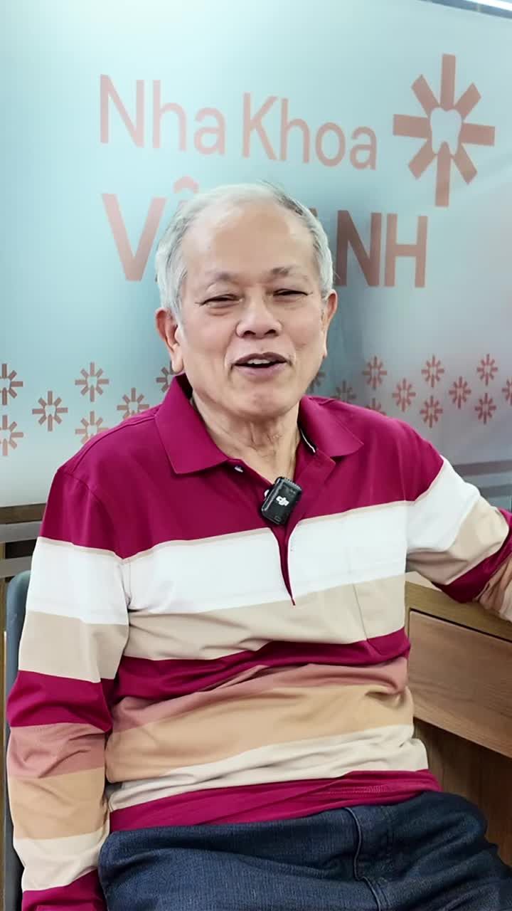 “Cứ bình thường, không vấn đề gì là tốt nhất.” Đó là câu nói đầu tiên của chú Ninh sau khi làm xong răng.