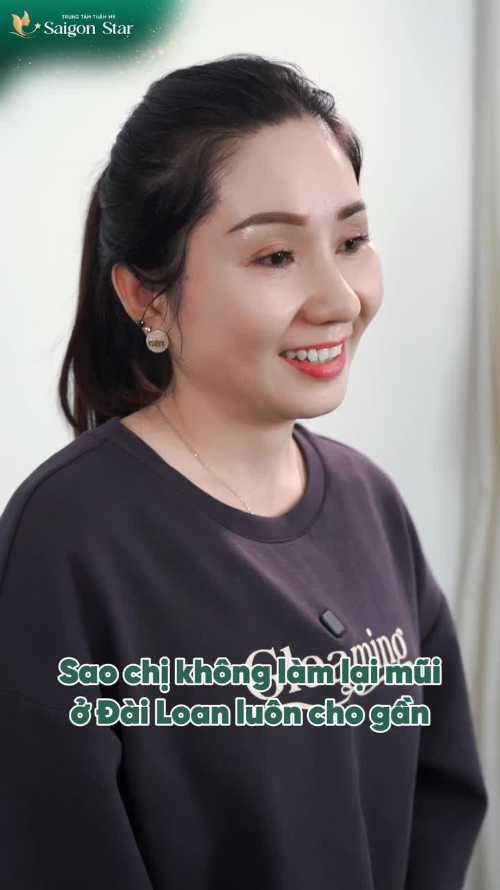 CHỊ KHÁCH ĐÀI LOAN THÀNH CÔNG SỬA LẠI MŨI HỎNG - 10 NGÀY MŨI MỚI ĐẸP CHUẨN FORM