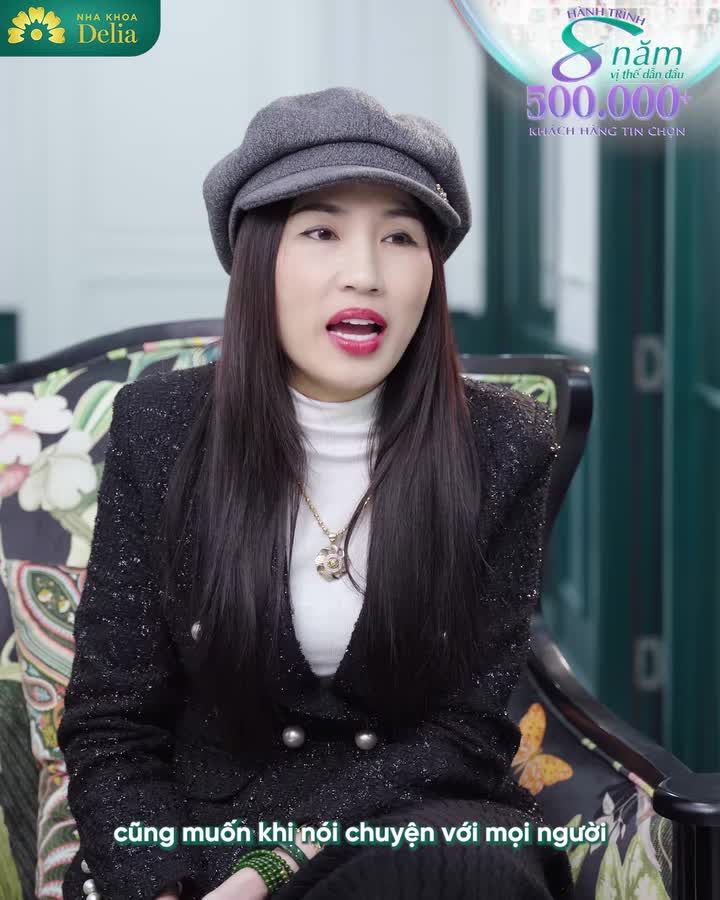 "Chiếc bánh thành tựu 2025 của mình là làm được bộ răng sứ tại Delia"