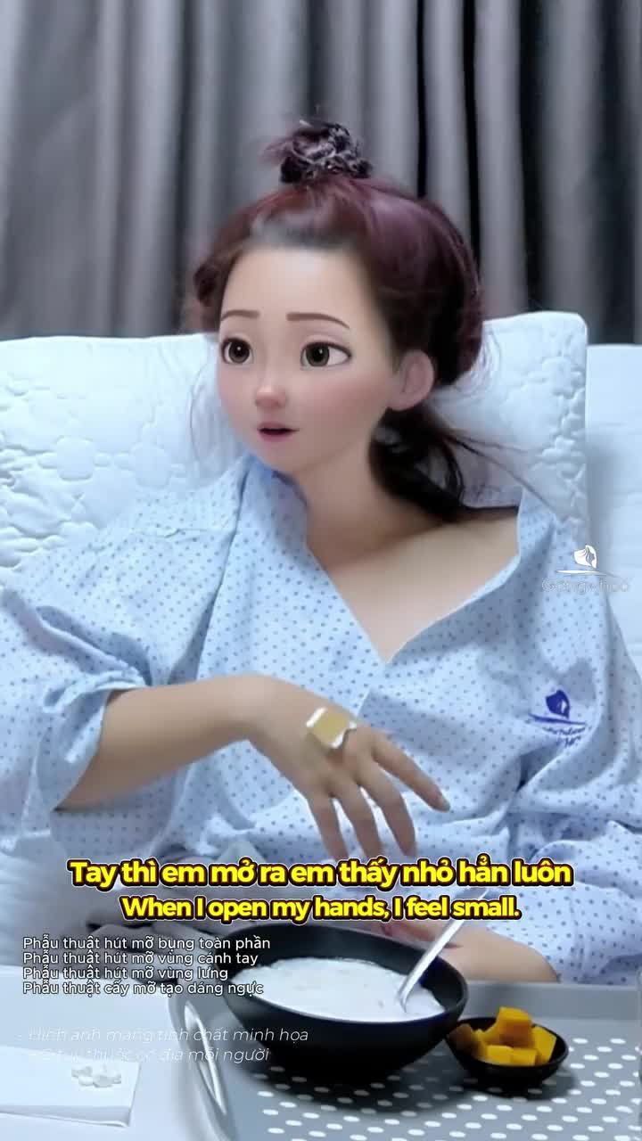 Hậu phẫu khách hàng làm combo giảm mỡ bụng, bắp tay, lưng và cấy mỡ v1 (Phần 1)