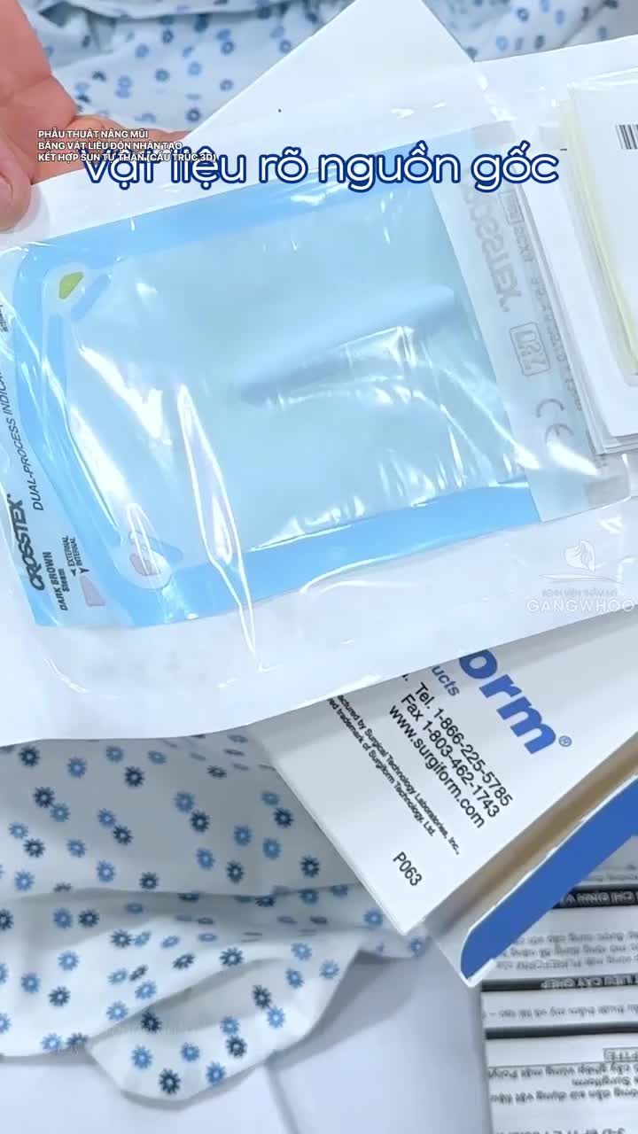 Nâng mũi không chỉ đẹp mà còn minh bạch ngay từ đầu. Phẫu thuật nâng mũi bằng vật liệu độn nhân tạo kết hợp sụn tự thân (cấu trúc 3D)