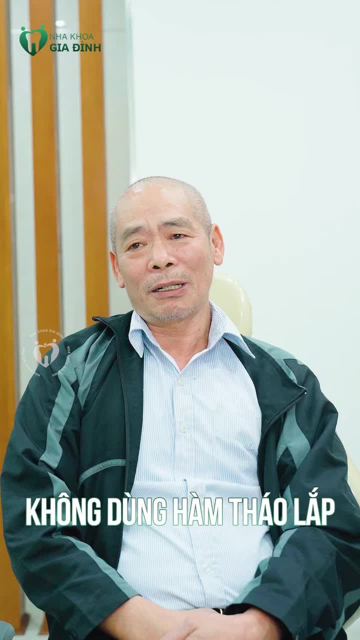 BỎ HẲN CHIẾC HÀM THÁO LẮP, LẤY LẠI SỰ TỰ TIN VỚI TRỒNG RĂNG IMPLANT