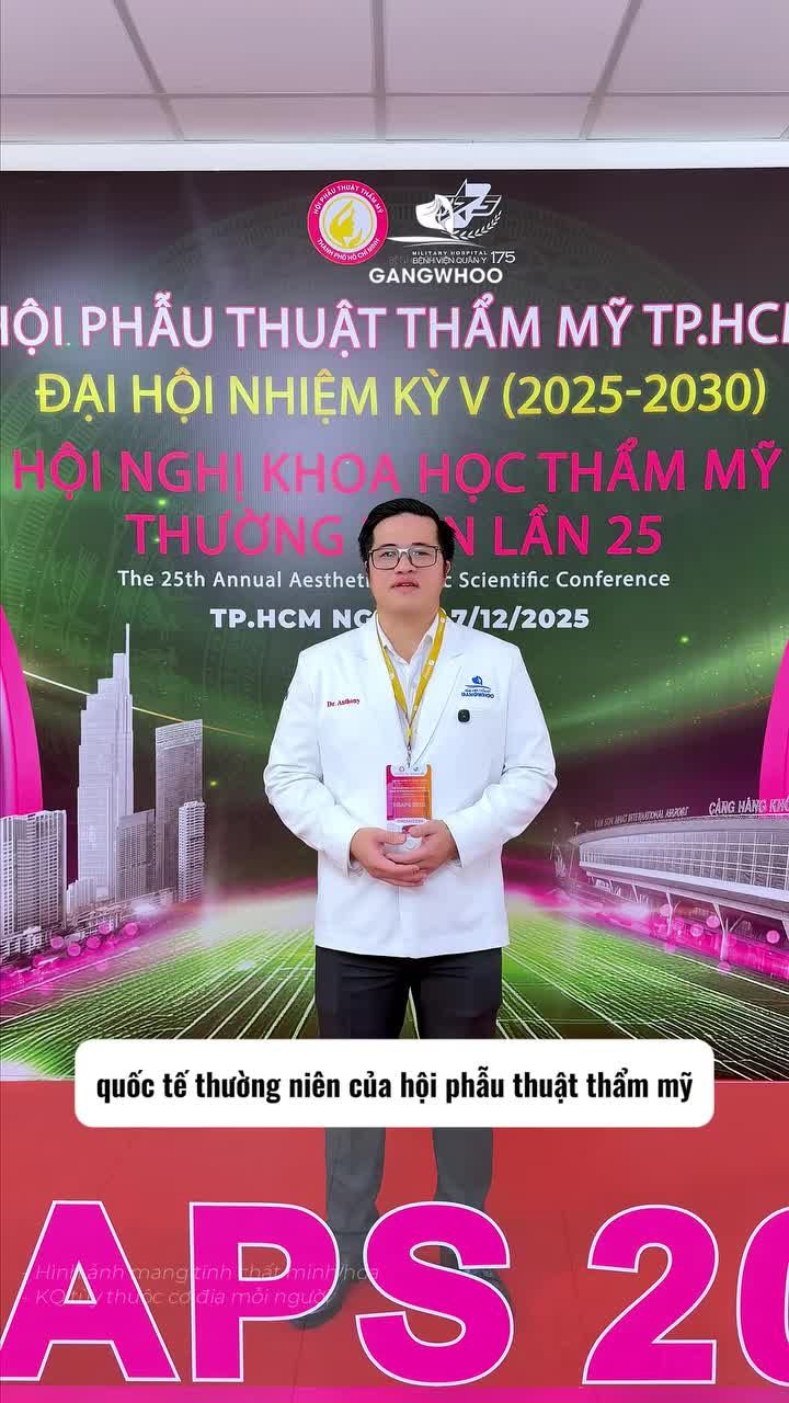 Hội Nghị Khoa Học Thẩm Mỹ TPHCM lần thứ 25: Báo cáo chuyên đề căng da mặt cùng Bác Sĩ Anthony.
