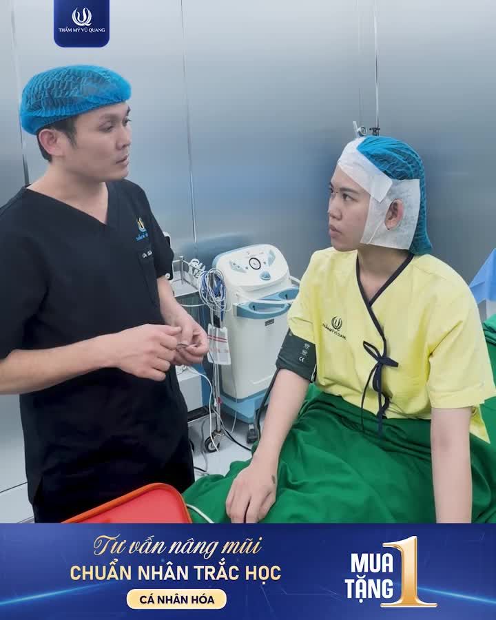 NÂNG MŨI CHUẨN NHÂN TRẮC HỌC CÙNG BS VŨ QUANG