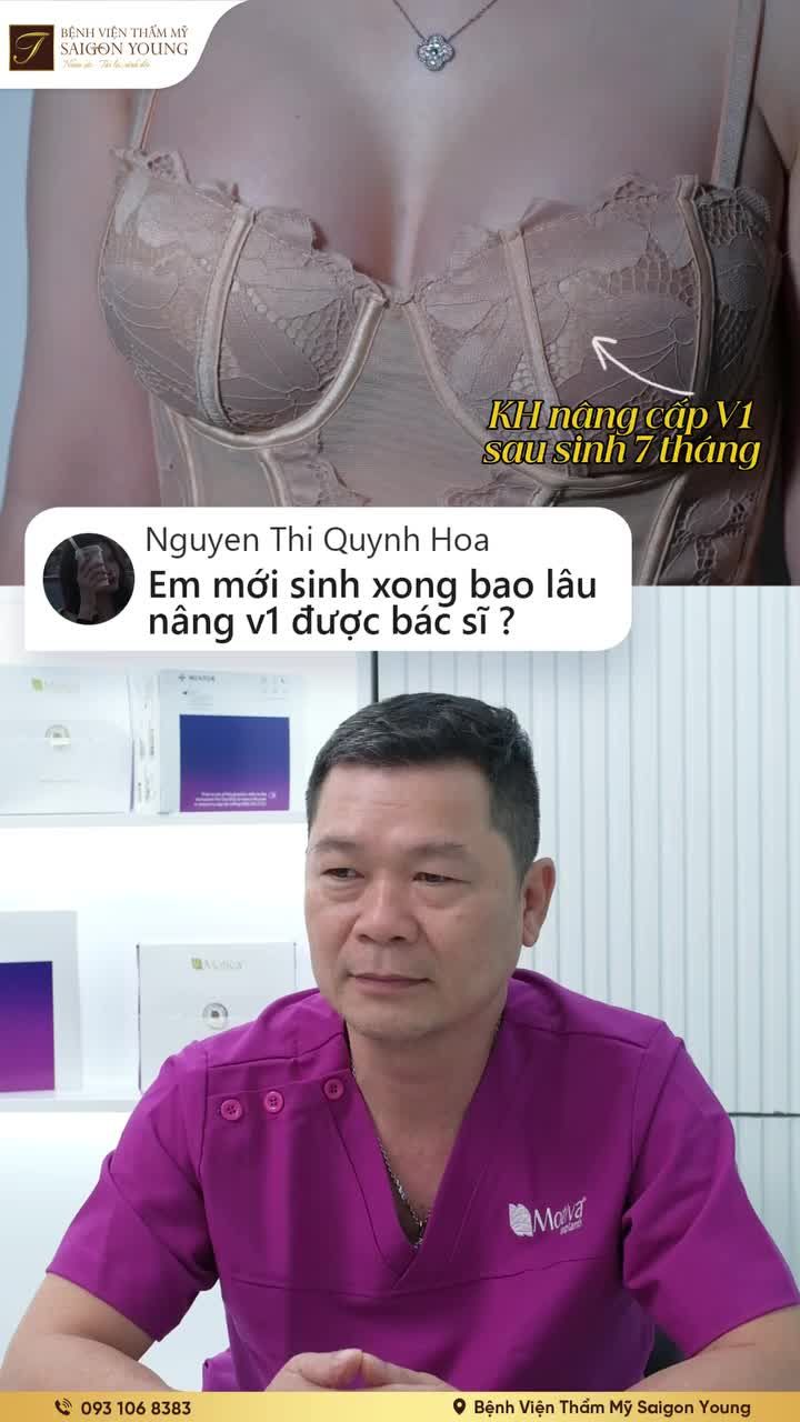 Bao lâu sau sinh thì có thể nâng vòng 1 an toàn?