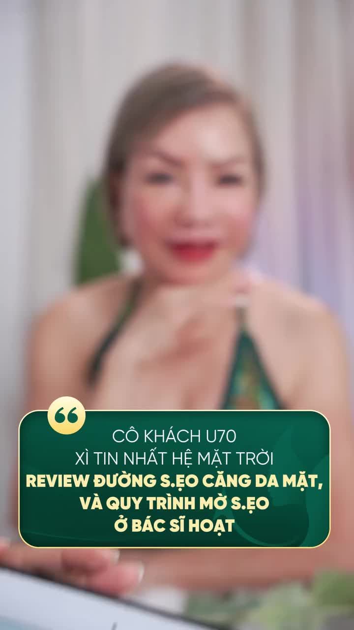 RẠNG NGỜI TUỔI U70 SAU KHI THỰC HIỆN COMBO TRẺ HÓA TOÀN DIỆN