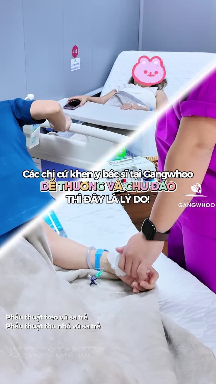 Bác sĩ thăm khám khách hàng nâng V1 sau 24h