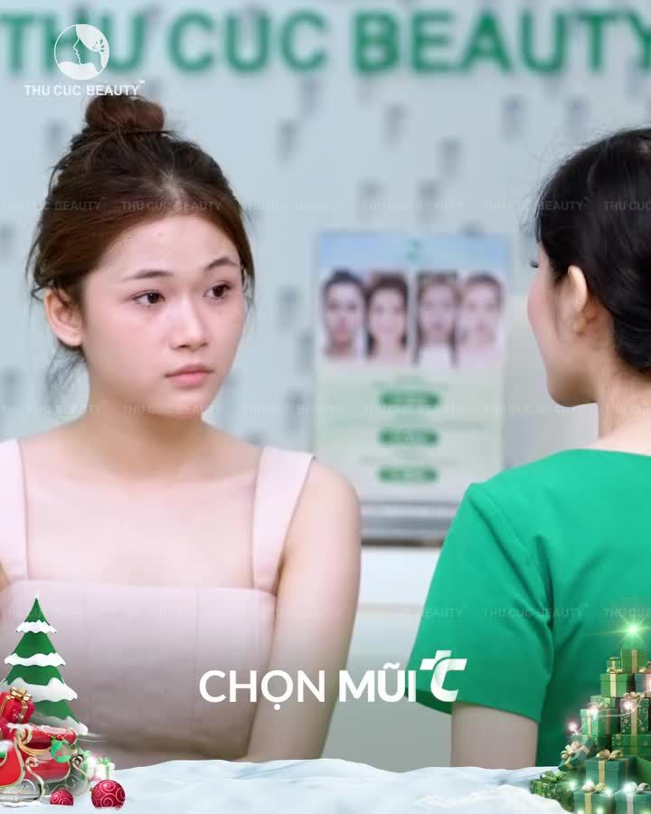 Sống mũi thấp, đầu mũi thô làm gương mặt kém hài hòa