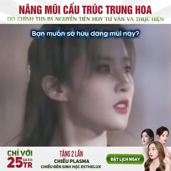 NÂNG MŨI CẤU TRÚC TRUNG HOA CHỈ VỚI 25TR - KHÔNG PHÁT SINH CHI PHÍ
