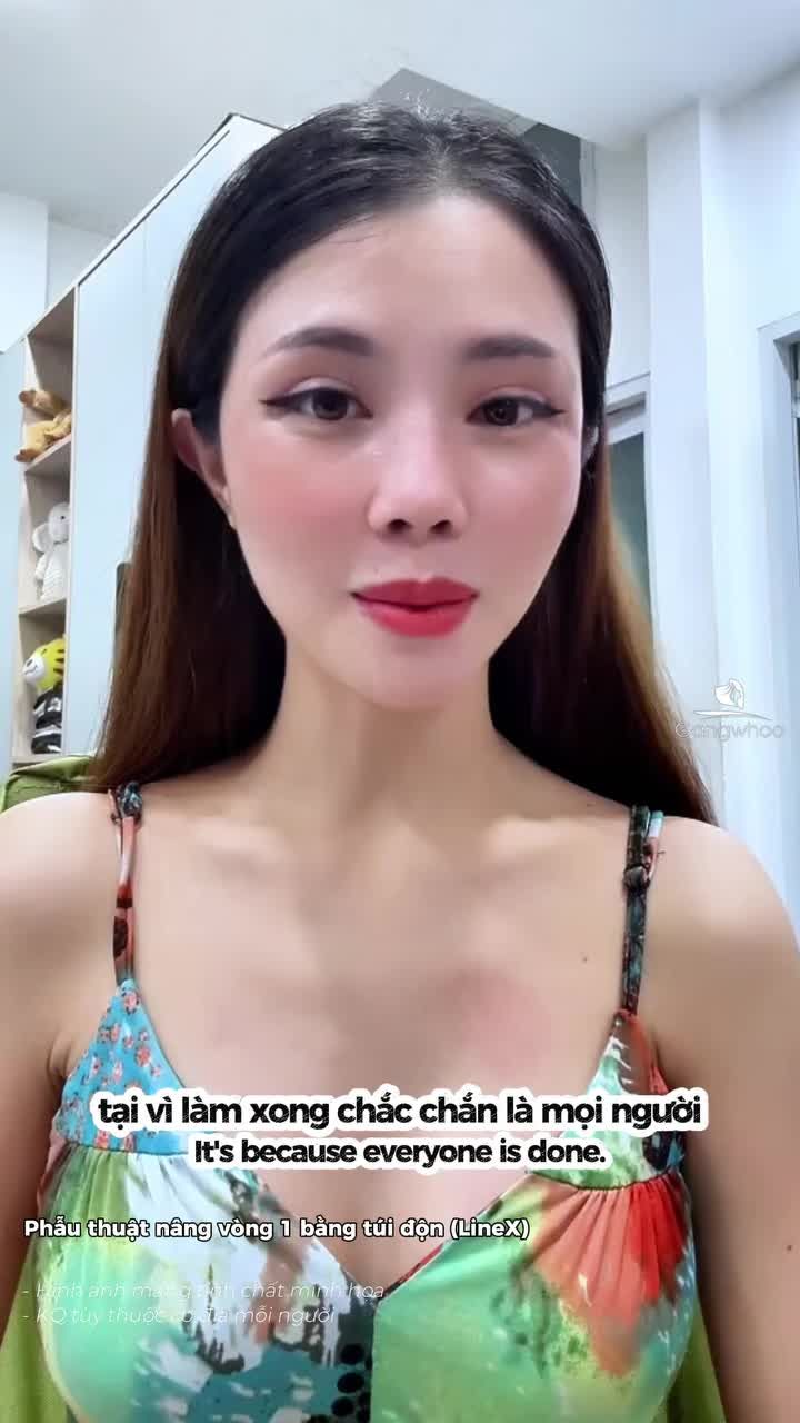 Chị em nào còn đang phân vân, thì có thể tham khảo review trải nghiệm chân thật khi đi nâng vòng 1 của mẹ bỉm này nha