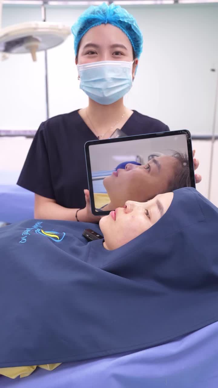 Dáng mũi mơ ước của cô gái Yên Bái đã được Bác sĩ Vũ Quang thực hiện chỉ sau 60 phút