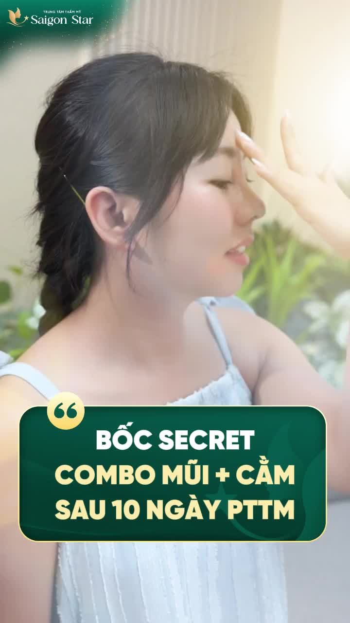 KHUI SECRET SAU 10 NGÀY NÂNG MŨI + ĐỘN CẰM