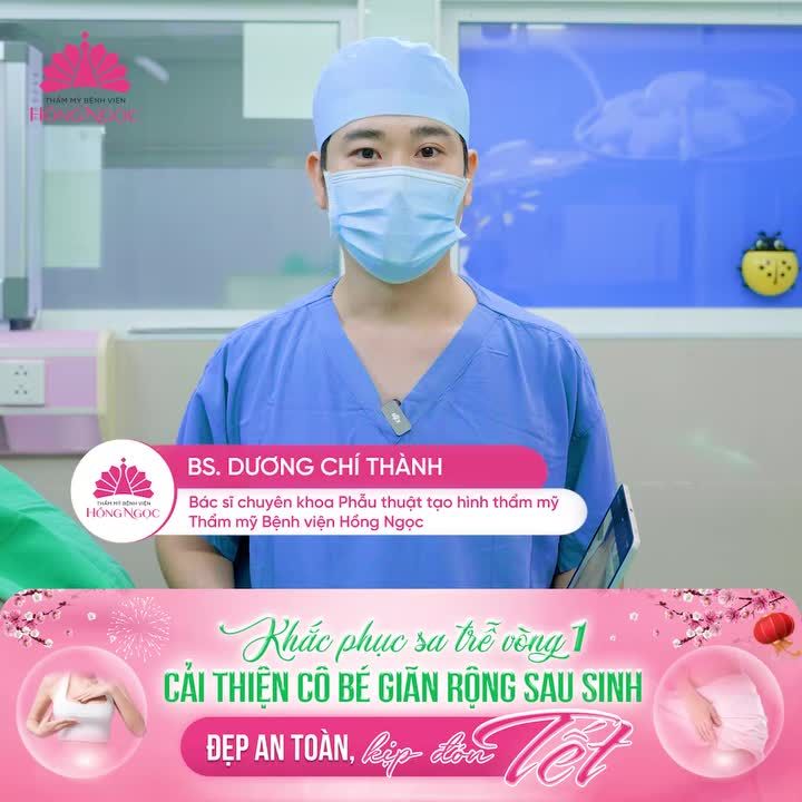 KHẮC PHỤC SA TRỄ V1 - CẢI THIỆN “CÔ BÉ” GIÃN RỘNG SAU SINH chỉ trong 1 lần can thiệp