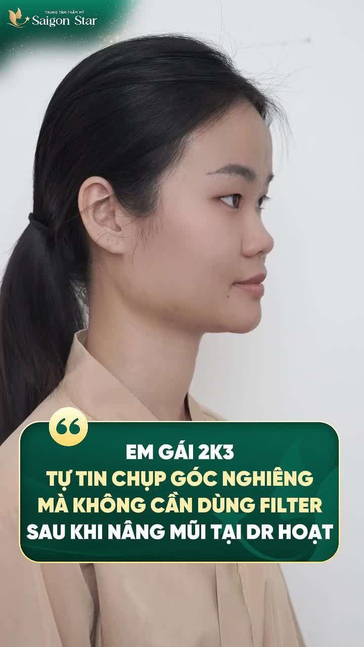 EM GÁI 2K3 TỰ TIN KHOE GÓC NGHIÊNG MÀ KHÔNG CẦN FILLTER