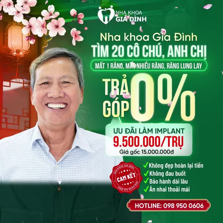 BAO NHIÊU NĂM CHẦN CHỪ RỒI, GIỜ LÀ LÚC PHẢI TRỒNG RĂNG IMPLANT THÔI!