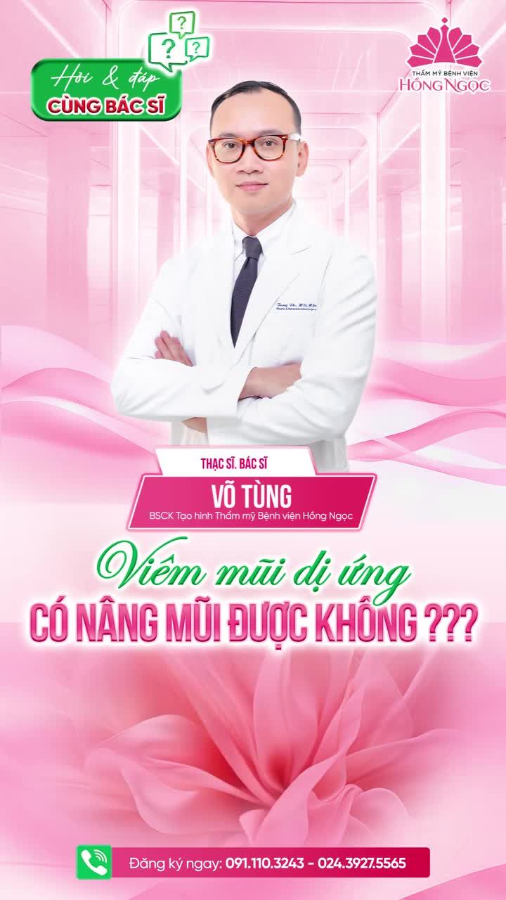 VIÊM MŨI DỊ ỨNG CÓ NÂNG MŨI ĐƯỢC KHÔNG?