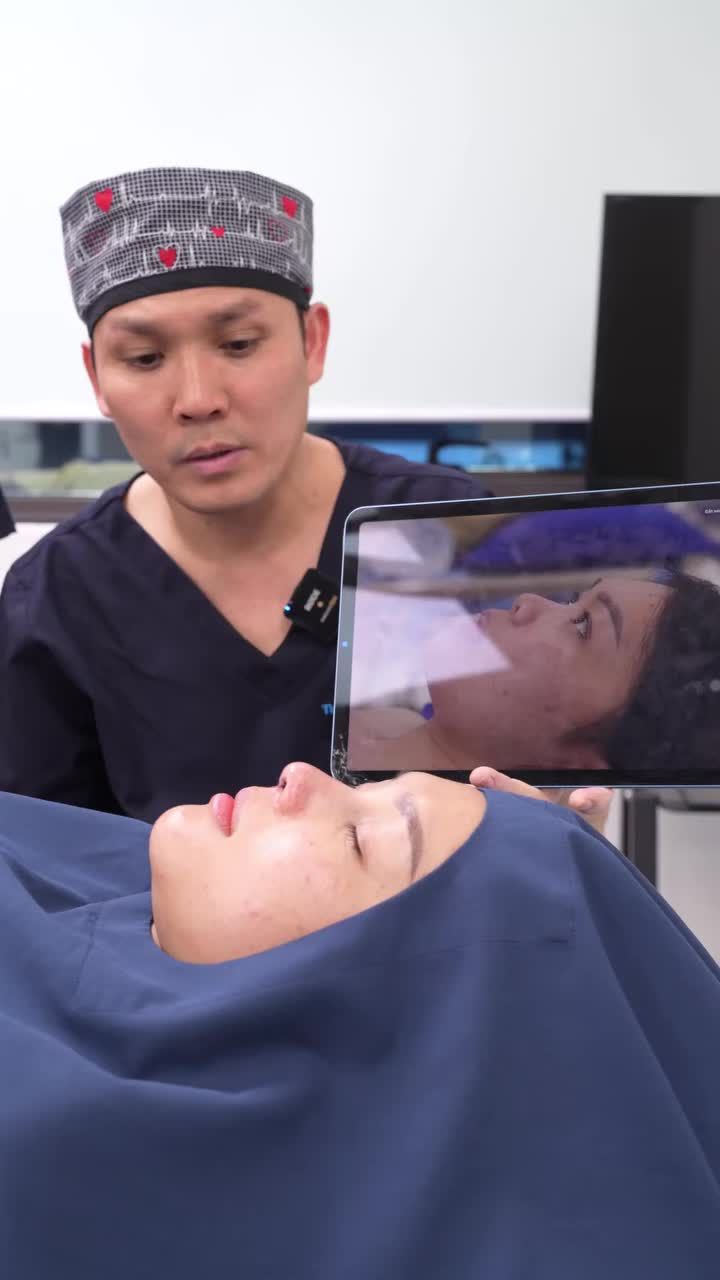 Kết quả nâng mũi sụn sườn cho KH 2k3