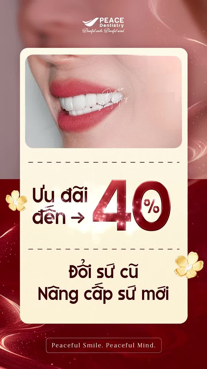 Xem thêm 11 video Bọc Răng Sứ của bác sĩ Bs nha khoa Peace Dentistry