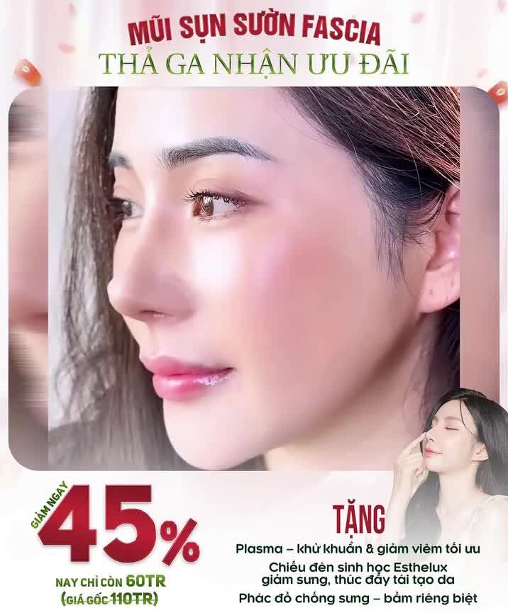 MŨI SỤN SƯỜN FASCIA, THẢ GA NHẬN ƯU ĐÃI