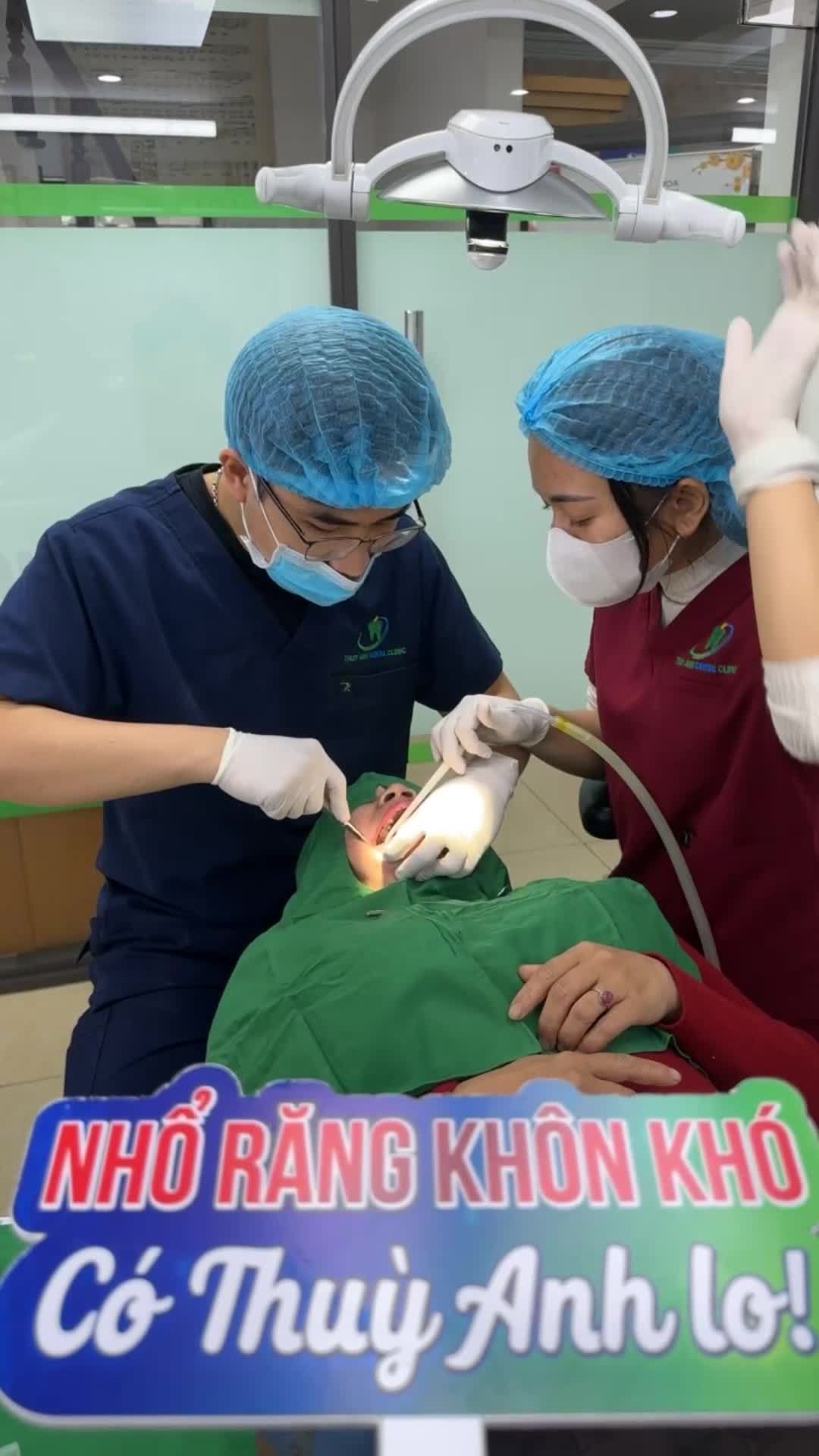 Ca nhổ răng khôn số 48 mọc trồi, bị sâu gây khó chịu cho khách hàng tại cơ sở Phổ Yên