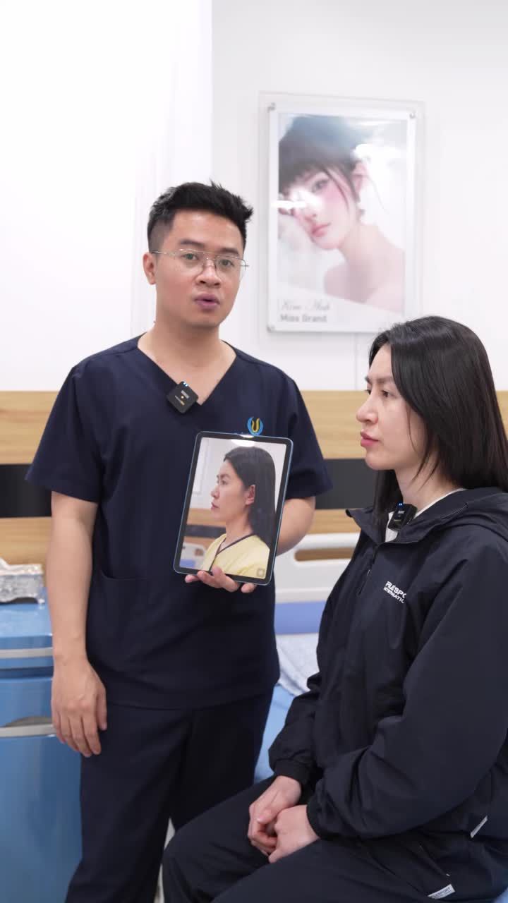Live kết quả tái khám sáng nay cho KH Việt kiều Hàn sửa mũi TCT