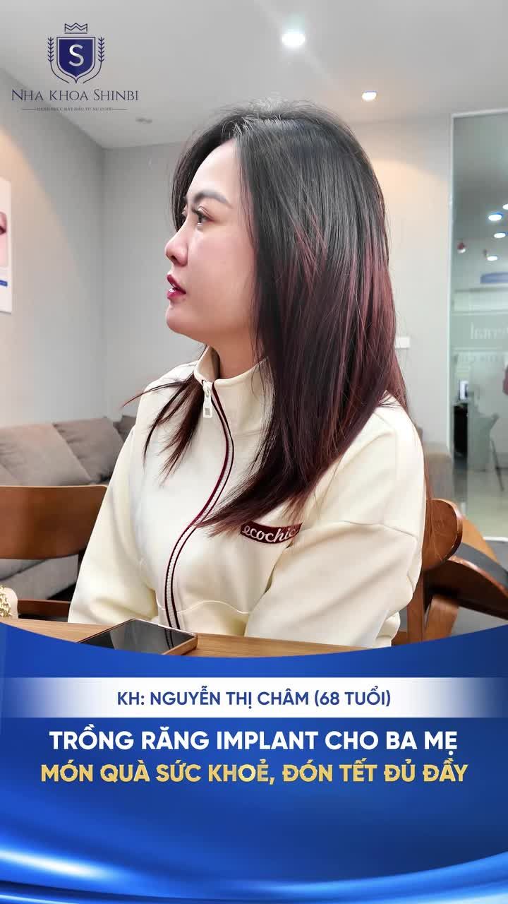 Trồng răng không chỉ để ba mẹ ăn ngon trong một cái Tết, mà là trao lại sức khỏe và nụ cười cho cả chặng đường về sau!