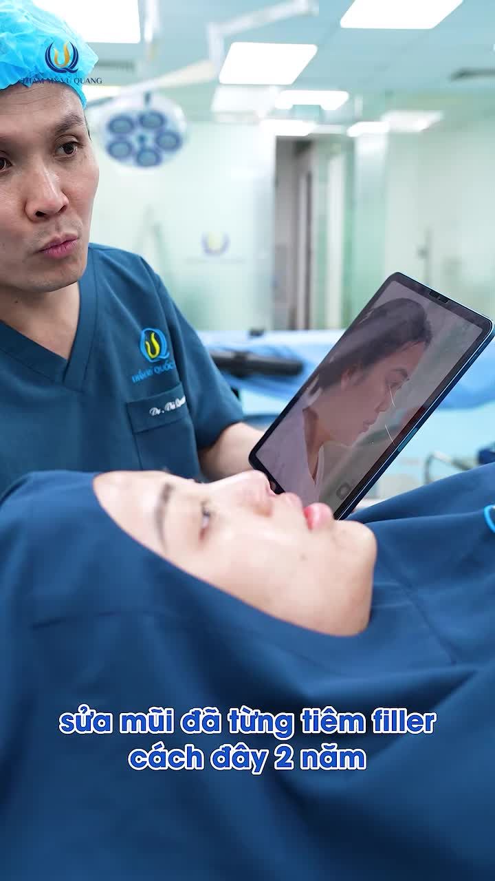 Mũi hỏng do Filler: Hồi sinh dáng mũi cùng BS. Vũ Quang