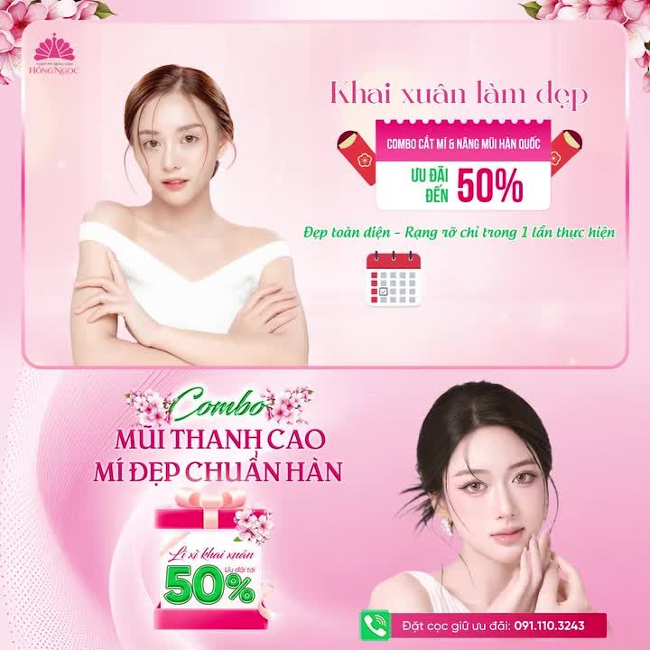 LÌ XÌ ƯU ĐÃI NHAN SẮC ĐẦU NĂM  ĐẸP TỰ NHIÊN TỪ ÁNH NHÌN ĐẾN ĐƯỜNG NÉT