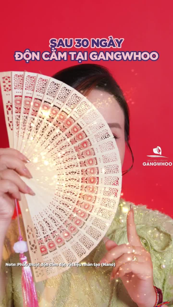 Xinh đẹp và tự tin sau 30 ngày độn cằm tại BVTM Gangwhoo