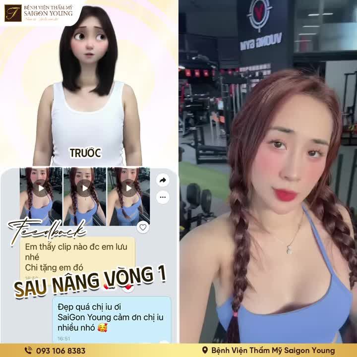 LO NÂNG VÒNG 1 XONG KHÔNG TẬP GYM ĐƯỢC THÌ KHÁCH QUÊN NGAY NHÉ