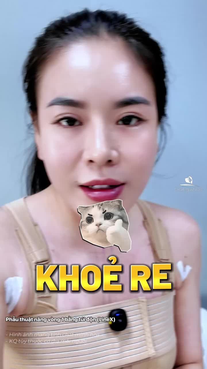 Chị em nào còn đang phân vân nâng ngực xong có đau đớn gì không, thì cùng xem review trải nghiệm của chị khách hàng này nha.