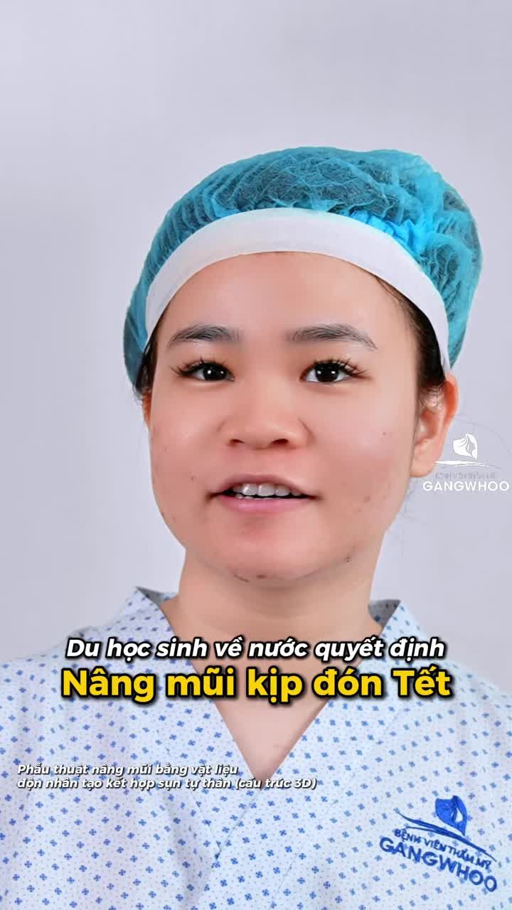 Du học sinh về nước quyết định nâng mũi kịp đón Tết