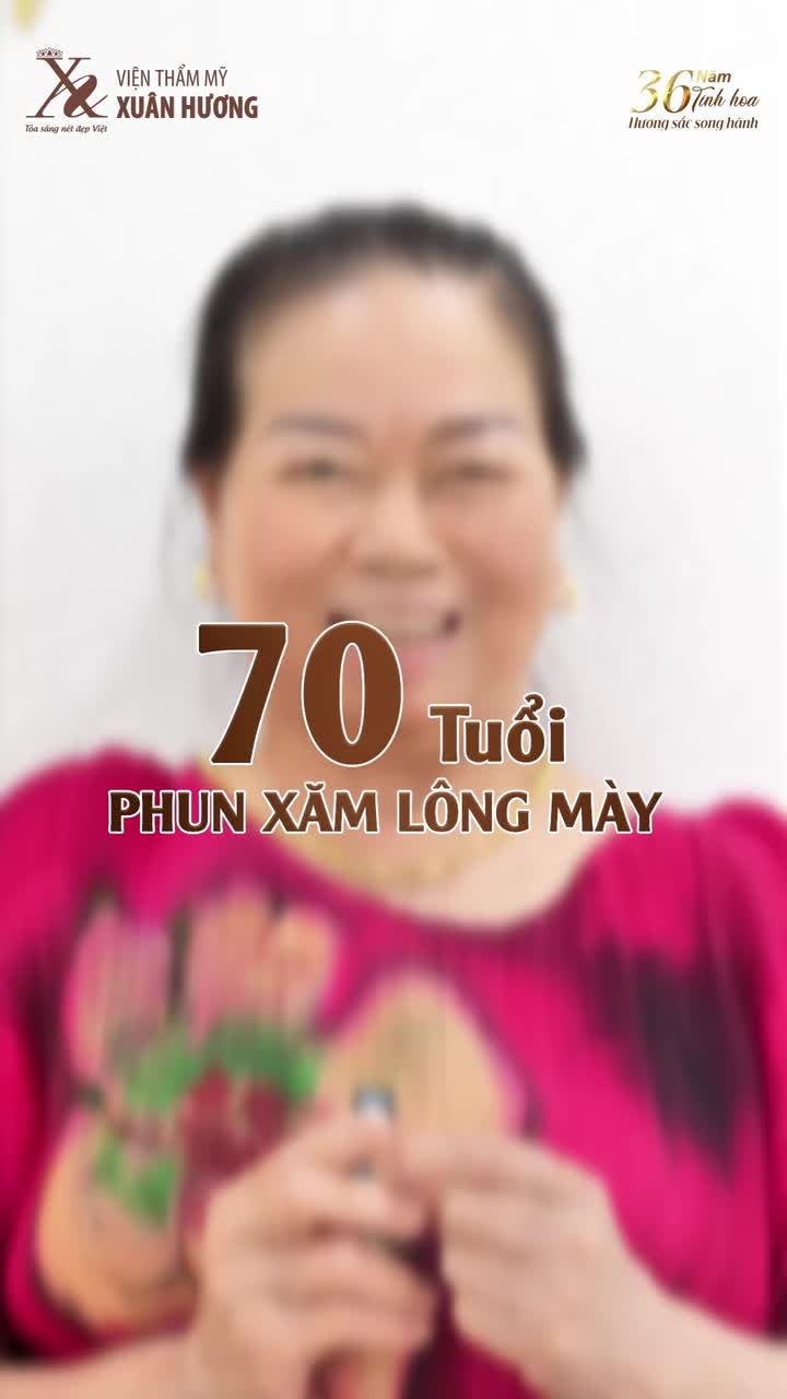 70 TUỔI VẪN LÀM ĐẸP, HÀNH TRÌNH LÀM ĐẸP KHÔNG GIỚI HẠN TUỔI TÁC!