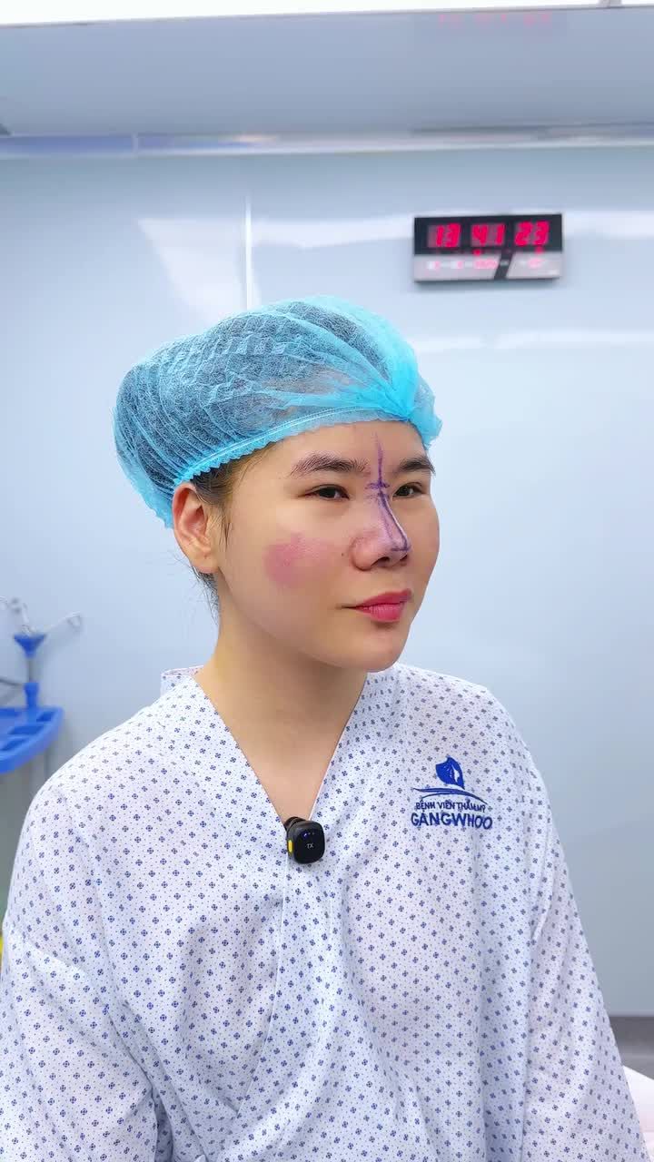 CẬN CẢNH DÁNG MŨI MỚI RA LÒ CỦA CÔ NÀNG 19 TUỔI – ƯỚC MƠ TỪ BÉ ĐÃ THÀNH HIỆN THỰC