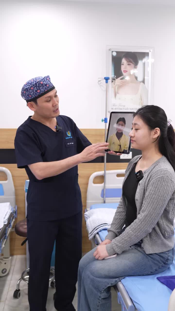 Dáng mũi mơ ước của bạn gái du học sinh Hàn Quốc được 1 tháng tuổi, gặp gỡ trò chuyện cùng Dr Vũ Quang.