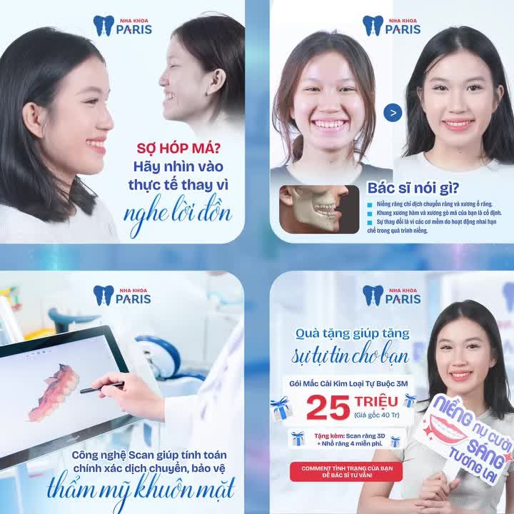 NIỀNG RĂNG BỊ HÓP MÁ: THỰC HƯ LÀ ĐÚNG NHƯ VẬY?