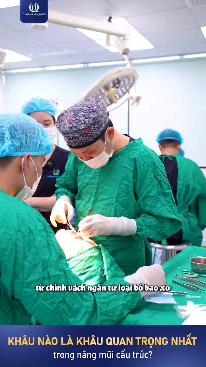 Khâu nào là khâu quan trọng nhất trong sửa mũi cấu trúc?