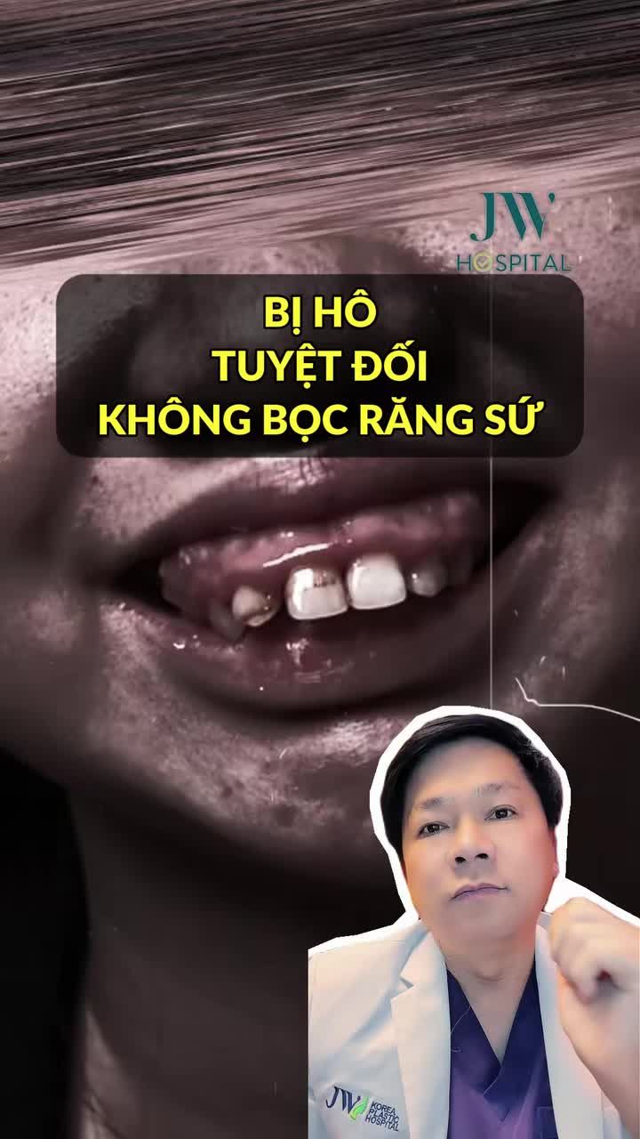 TUYỆT ĐỐI KHÔNG BỌC RĂNG SỨ TRỊ HÔ! BÁC SĨ TÚ DUNG CẢNH BÁO RỦI RO