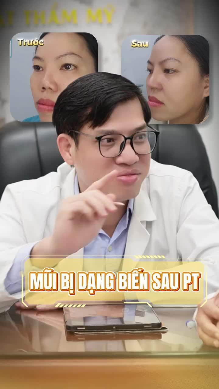 Cận cảnh ca mũi biến dạng hơn 10 năm