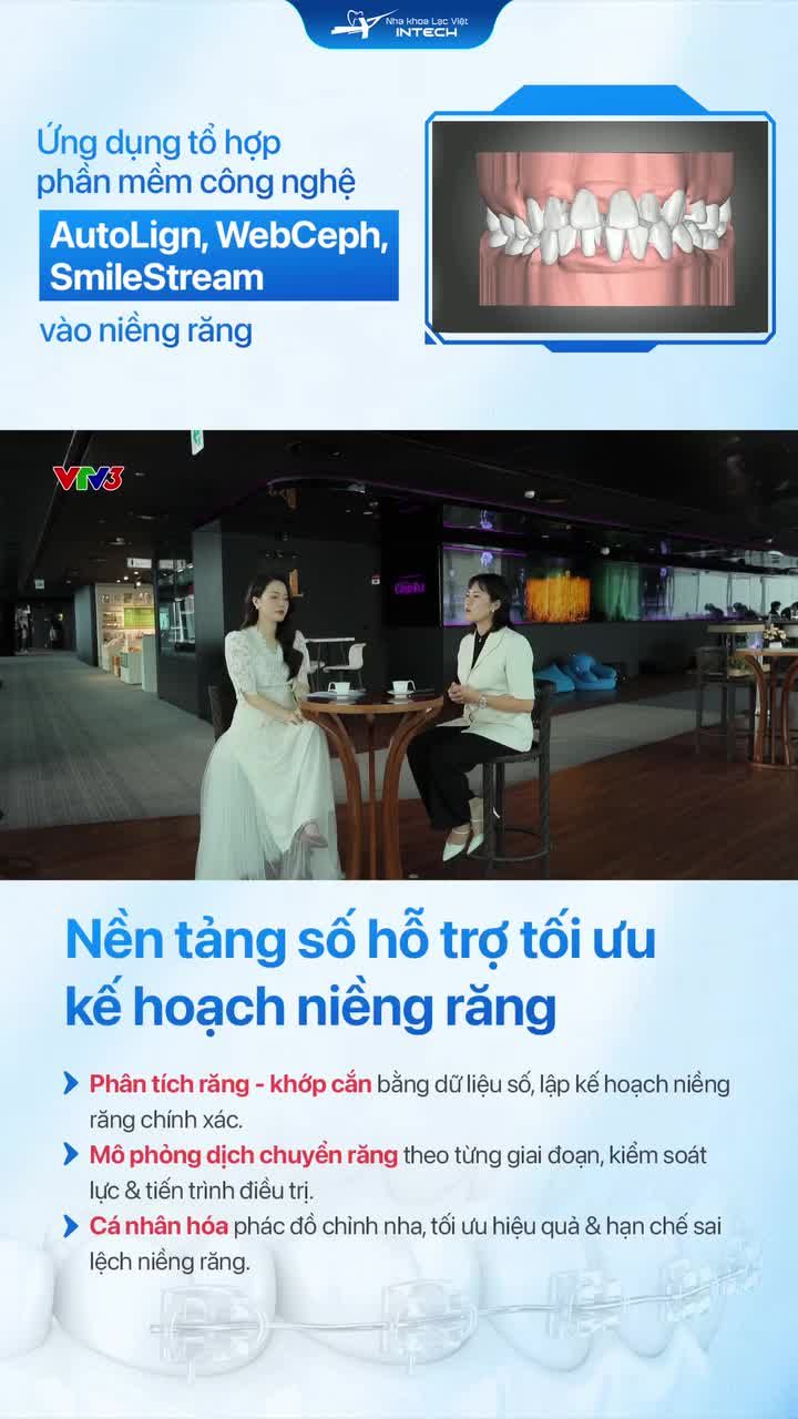 NIỀNG RĂNG AN TOÀN HƠN NHỜ ỨNG DỤNG CÔNG NGHỆ SỐ