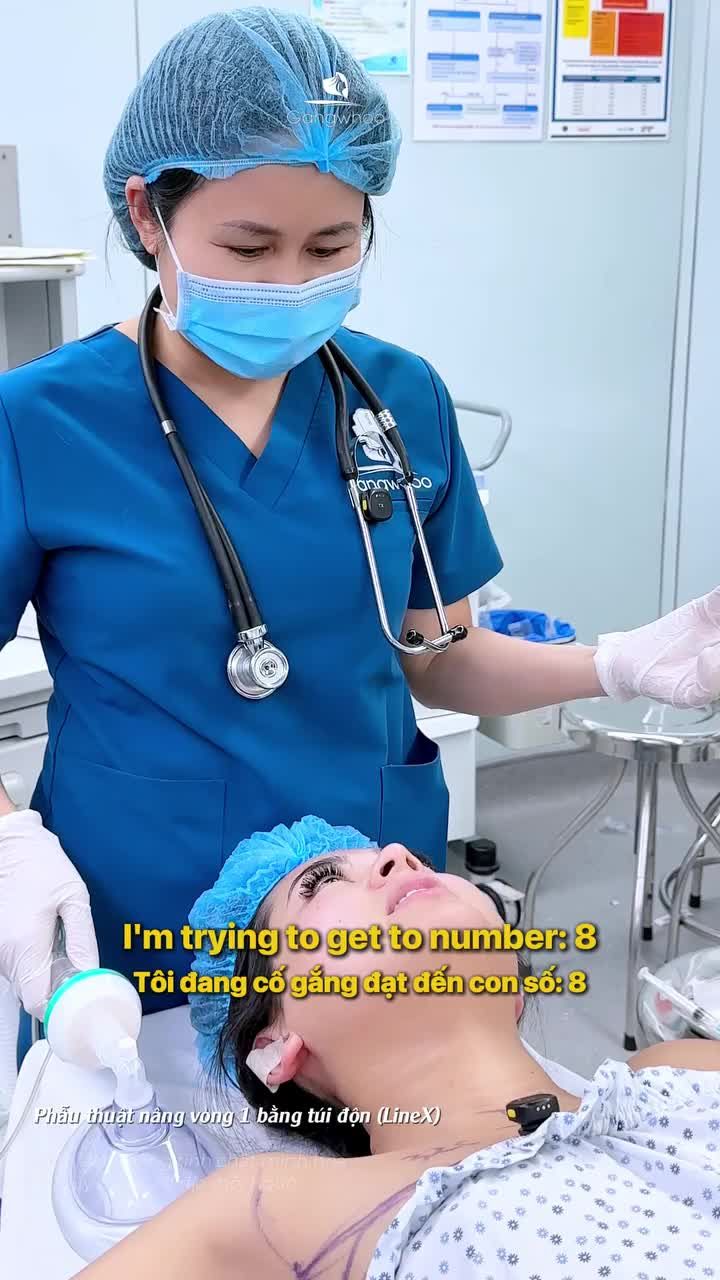 Thử thách khách hàng quốc tế đối đầu với bác sĩ gây mê trước khi nâng cấp vòng 1